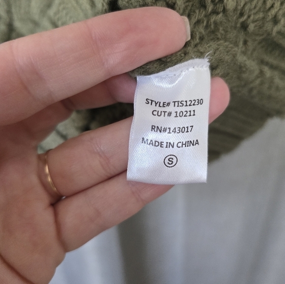 Ces Femme Chucky Green Colorblock Sweater Vest Size Small Oversized - Picture 5 of 5